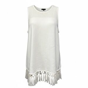 Jason Wu ✨ Sleeveless Knit Boho Chic Festival Top Lightweight Women’s Blouse